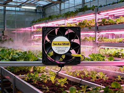 植物工廠開始采用 山洋電氣（SANYO DENKI）San Ace ACDC 防水散熱風扇系列